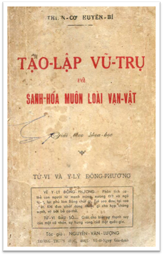 Tạo Lập Vũ Trụ Và Sinh Hóa Muôn Loài Vạn Vật (NXB Sài Gòn 1954) - Nguyễn  Văn Lượng, 62 Trang | Sách Việt Nam